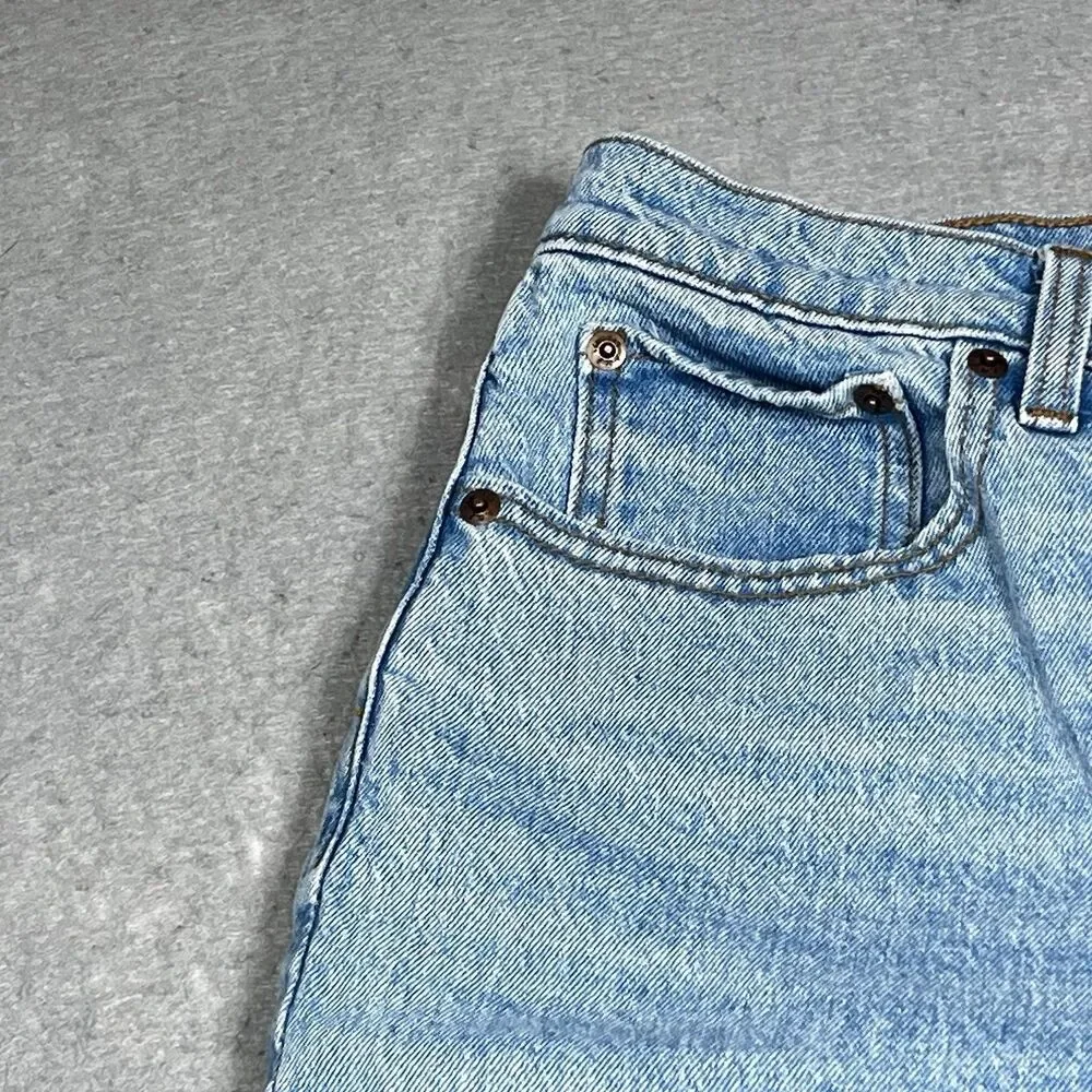 Abercrombie & Fitch Jeans Women’s 27 The Baggy Low Rise Denim Blue Medium Wash - Picture 3 of 12